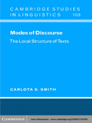cover image of Modes of Discourse